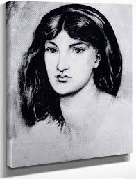 Sibylla Palmifera Study By Dante Gabriel Rossetti