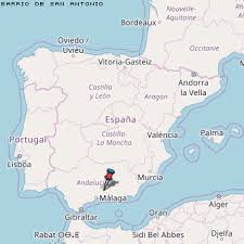 Otrā lielākā (aiz hjūstonas) teksasas pilsēta. Karte Von Barrio De San Antonio Spanien Breiten Und Langengrad Kostenlose Karten Wo Ist