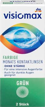 Damit die getönten kontaktlinsen von möglichst vielen personen genutzt werden, haben sie meist. Visiomax Farbige Kontaktlinse Grun 2 St Dauerhaft Gunstig Online Kaufen Dm De