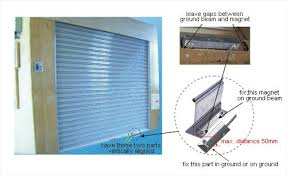 Correctly Install Rolling Door Magnetic Alarm Sensor Home Security Systems Home Security Tips Home Security
