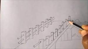 How to build a spooky working drawbridge with sounds and light: How To Make Wooden Bridge With Pencil Sketch Youtube