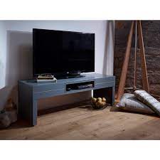 Console tables with built in storage, a quirky metal rolling tray, a marble topped console and a natural teak slice console, there are enough options to. Savoye Low Tv Stand Media Matt Graphite Grey Fads Co Uk