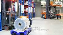 Zowell Man up VNA forklift used for an industry in manufacturing and  distributing packaging roll
