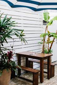 Outdoor Patio At Basic Kitchen In Charleston South Carolina Modern Kitchen Garden Basic Kitchen Modern Kitchen
