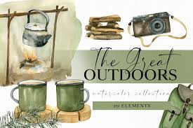 !!!download your free wilderness survival shelter checklist here!!! Camping Clipart Watercolor Digital Download Travel Outdoors Nature Tent Adventure Glamping Hiking Summer Wilderness Invite Paint Original Craft Supplies Tools Visual Arts Delage Com Br