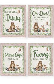Woodland Baby Shower Decorations Super Cute For Forest Woodland Baby Shower Decorations Woodland Creatures Baby Shower Woodland Animal Baby Shower Decorations