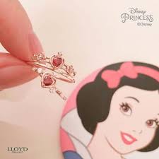 Gift Lloyd Korean Jewelry New Lloyd Disney Princess S925 Sterling Silver  Cinderella Girl Crown Ring (opening