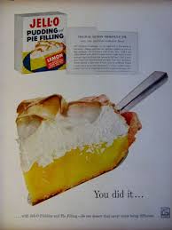 1960 Jello Lemon Pudding Pie Filling Vintage Advertisement Original Magazine Print Ad Kitchen Wall Art Food Paper Ephemera Pudding Pie Filling Pie Filling Pudding Pies
