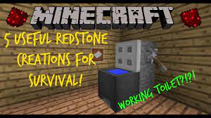 Redstone builds the survival minecraft players on their servers. 5 Useful Redstone Creations For Your Survival World Youtube