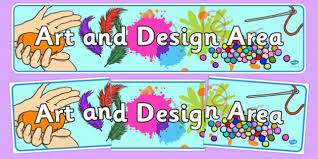 Accelerating concept art with character creator. Eyfs Art And Design Display Banner Teacher Made