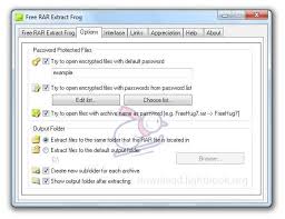 تحميل برنامج Free Rar Extract Frog لفك وضغط الملفات Free Free Download User Interface