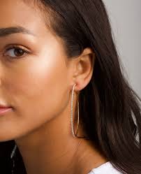 Extra Thin Diamond Hoop Earrings, Gold Filled Diamond Hoops, Large Thin  Hoop Earrings, Delicate Diamond Hoops, Elegant Gold Diamond Hoops