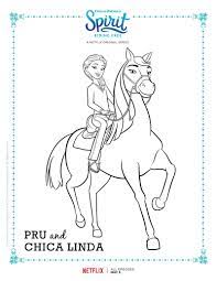 Maybe you would like to learn more about one of these? Spirit Riding Free Pru And Chica Linda Coloring Page Mama Likes This