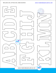 Moldes de letras grandes para tartas. Moldes De Letras Grandes Para Carteles Moldes De Letras Del Abecedario Para Carteleras Imagui