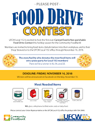 How move for hunger can help. Canned Food Non Perishable Food Drive Contest Ufcw Local 152