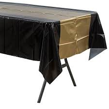 Gold Stripe Plastic Table Cover Plastic Table Covers Plastic Tables Table Covers