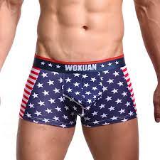 Compre Men S Sexy American Flag Underwear Boxer Briefs Trunks Shorts Pants Panties Barato Frete Gratis Avaliacoes Reais Com Fotos Joom