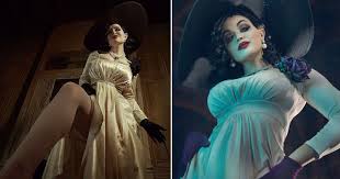 Now all we need is a full week mod for lady dimitrescu. Cosplayers Are Bringing Lady Dimitrescu Back To Life From Resident Evil Village 9gag