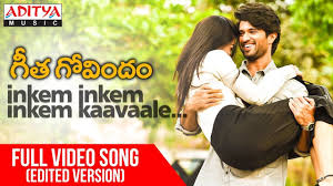 Inkem Inkem Full Video Song Edited Version Geetha Govindam Songs Songs Tamil Video Songs Vijay Devarakonda