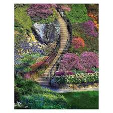 Springbok Garden Stairway Puzzle 500pc In 2020 Garden Photography Landscape Design Beautiful Gardens