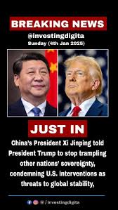 WATCH | Chinese President Xi Jinping lauds Donald Trump's “great  contribution” in facilitating the Gaza peace deal, calling it a step toward  stability. #XiJinping #GazaPeaceDeal #DonaldTrump #China #UnitedStates