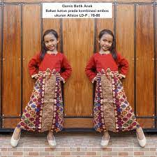 Kelemahan dari kain sifon adalah mudah sekali kusam. Gamis Batik Anak Gambar Islami