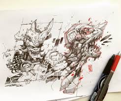 Aggressive Shit Drawing Sketch Sketches Handdrawn Futuristic Inspiration Characterdesign Mech Characters Mon Cyberpunk Art Character Design Drawings
