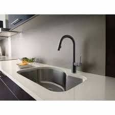 This single handle kitchen faucet is moen's most austere model, perfect for someone who wants to embrace the modern aesthetic. 7565srs Moen Align Pull Down Single Handle Kitchen Faucet Reviews Wayfair