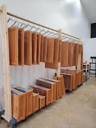 Tape off the floor and around outlets, counter. How To Build Your Own Cabinet Door Paint Spray Dry Rack Tuesdaytipswithfallon Market House Restorations