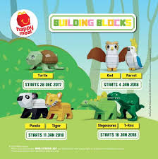 Nothing brings more happiness than happy meal! Mcdonald S Happy Meal Free Animal Building Blocks Toys