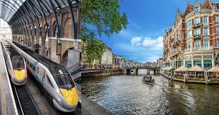 Trains from london to amsterdam; High Speed Eurostar Between London Amsterdam To Now Go Non Stop For 3 700 Onwards Curly Tales