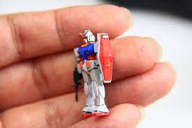 旧キット 1 550 ガンダム アッザムのオマケ v38 ぷらもっち 2021 ガンダム スミ入れ ガンダム 改造