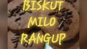 Gunakan milo dan susu sebagai bahan utama. Biskut Milo Rangup Rasanya Sangat Sedap Youtube