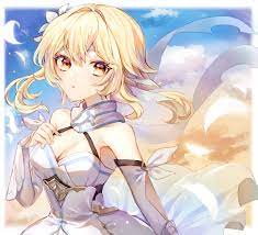 Genshinimpact genshin diluc zhongli venti childe xiao kaeya aether albedo lumine chongyun tartaglia xingqiu liyue xreader jean mihoyo impact razor. Lumine Genshin Impact Image 3135937 Zerochan Anime Image Board