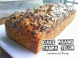 Anda bisa membuat resep ini sendiri di rumah dan bisa menikmati kue buatan anda sendiri. Eggless Banana Cake By Ummu Al Faruq Directenak Com