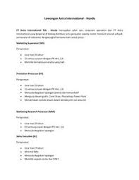 5 Contoh Surat Lamaran Kerja Pt Astra Surat Pemasaran Kalimat Pembuka