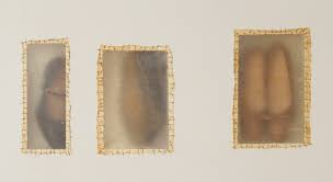 Drywall, shoes, cow bladder, and surgical thread, 47 x 83 1/16 inches (119.4 x 211 cm). Memory And Melancholia On Atrabiliarios By Doris Salcedo El Libro De Circe