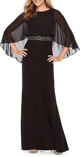 Melrose Sleeveless Beaded Cape Evening Gown Evening Gowns Beaded Cape Fashion