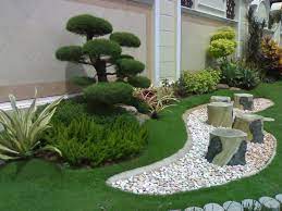 Kamu bisa membuat taman di samping rumah seperti ini. 30 Desain Taman Depan Rumah Minimalis Modern Rumahku Unik