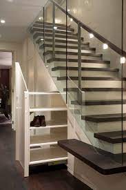 12 Inventive Ways To Build On The Stairs And Under Stairs Storage Staircase Design Stairs Design Contemporary Staircase