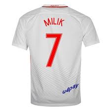 Arkadiusz Milik 7 2016 Uefa Euro Poland Home Soccer Jersey Poland Soccer Soccer Jersey Jersey