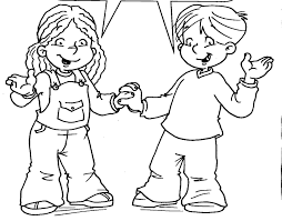 Programa nacional de convivencia escolar. Convivencia Escolar Para Colorear Dibujos Para Colorear Infantil Female Sketch Art Humanoid Sketch