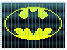 Ravelry Batman Logo Chart Pattern By Elizabeth Thomas