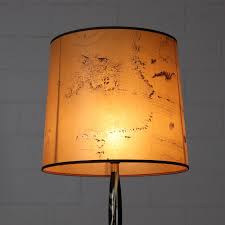 Stehlampe Messing Lackiertes Holz Vintage Italien 50er Jahren