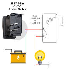 If you want to know how to wire a 4 pin led switch, following instructions tailored for a 3 pin one is going to leave you. Spst Led Marine Rocker Switch Mgi Speedware