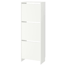 Buy products such as baxton studio winda 2 door entryway shoes storage cabinet, 9 pairs of shoes at walmart and save. Bissa Shoe Cabinet With 3 Compartments White 49x135 Cm Ikea