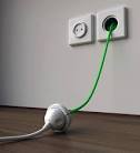 Extension cord outlet