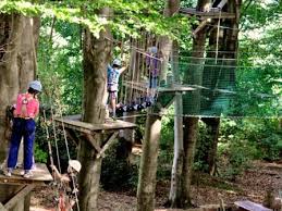 Parcours Hochseilgarten Kletterwald K1 Ausflug Kletterpark Bergisches Land