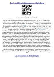 William Shakespeare – Othello (Practice Questions) – English By Ruchi
