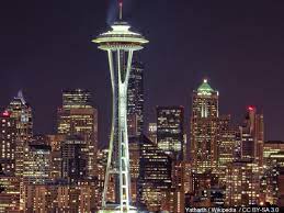 While it's hard to imagine seattle's space needle looking any other way, few people know that the iconic 'flying saucer' design. Ksnv News 3 Las Vegas On Twitter Watch Space Needle Hiring Glass Cleaners To Work At 520 Feet Https T Co Blvwp6lagh